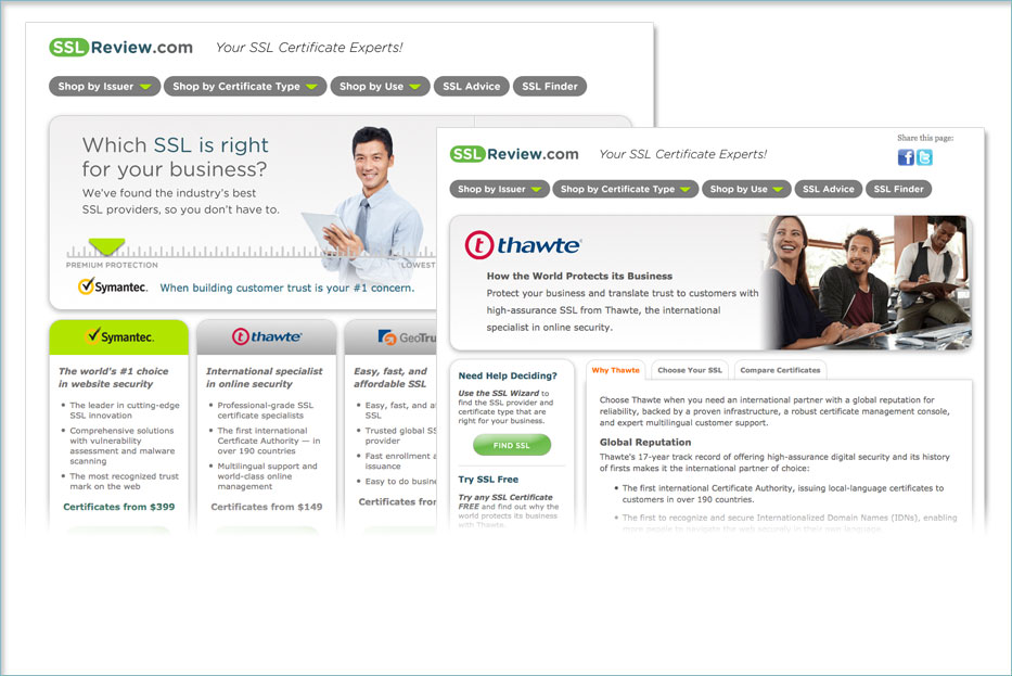 SSL Review Website